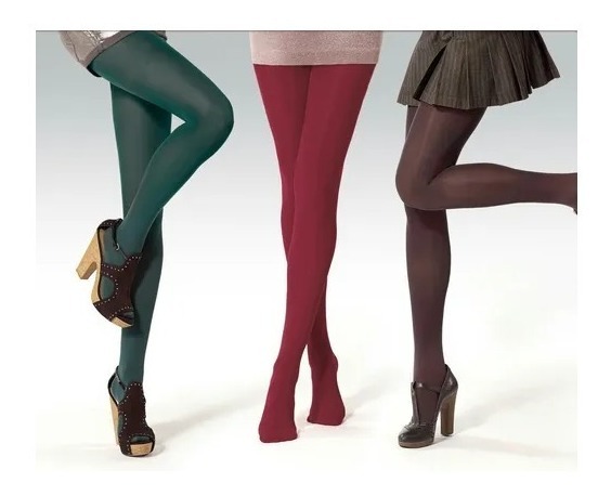 Media Panty Can Can Ultra Opaca Licra Mujer Apogeo  Ar 9000