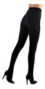 Panty Media Can Can Opaca Trenzas Talle Especial Mora 2610