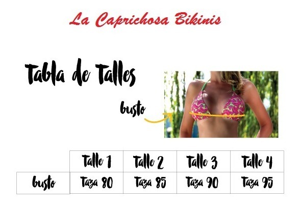 Corpiño Bikini Torzado  Estampado La Caprichosa 1036