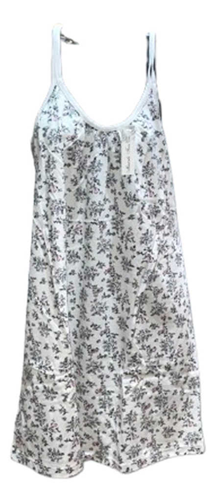 Camison Solero Breteles Verano Algodon Marcela Ferz 827185