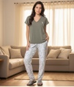 Pijama Mujer Verano Remera + Pantalon Bianca Secreta 26036