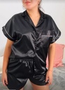 Pijama De Satén Raso Seda Talle Especial Nicolle Naira 402