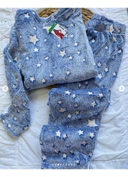 [DIV1100ROSAMARIPOSA16] Pijama De Adolescente Unisex Luminoso De Plush Soft Peluche