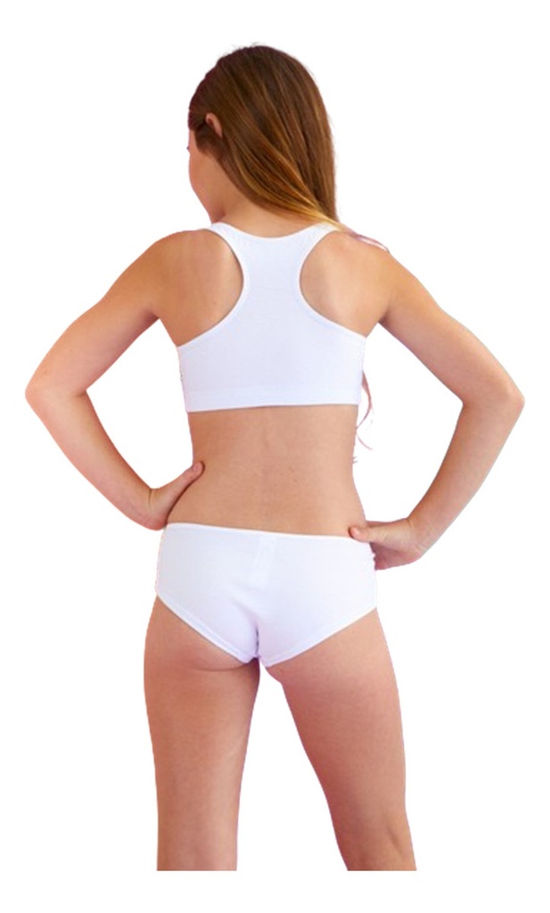 Top Deportivo Corpiño De Algodón Niña Nenas Mumi Dolls 2004