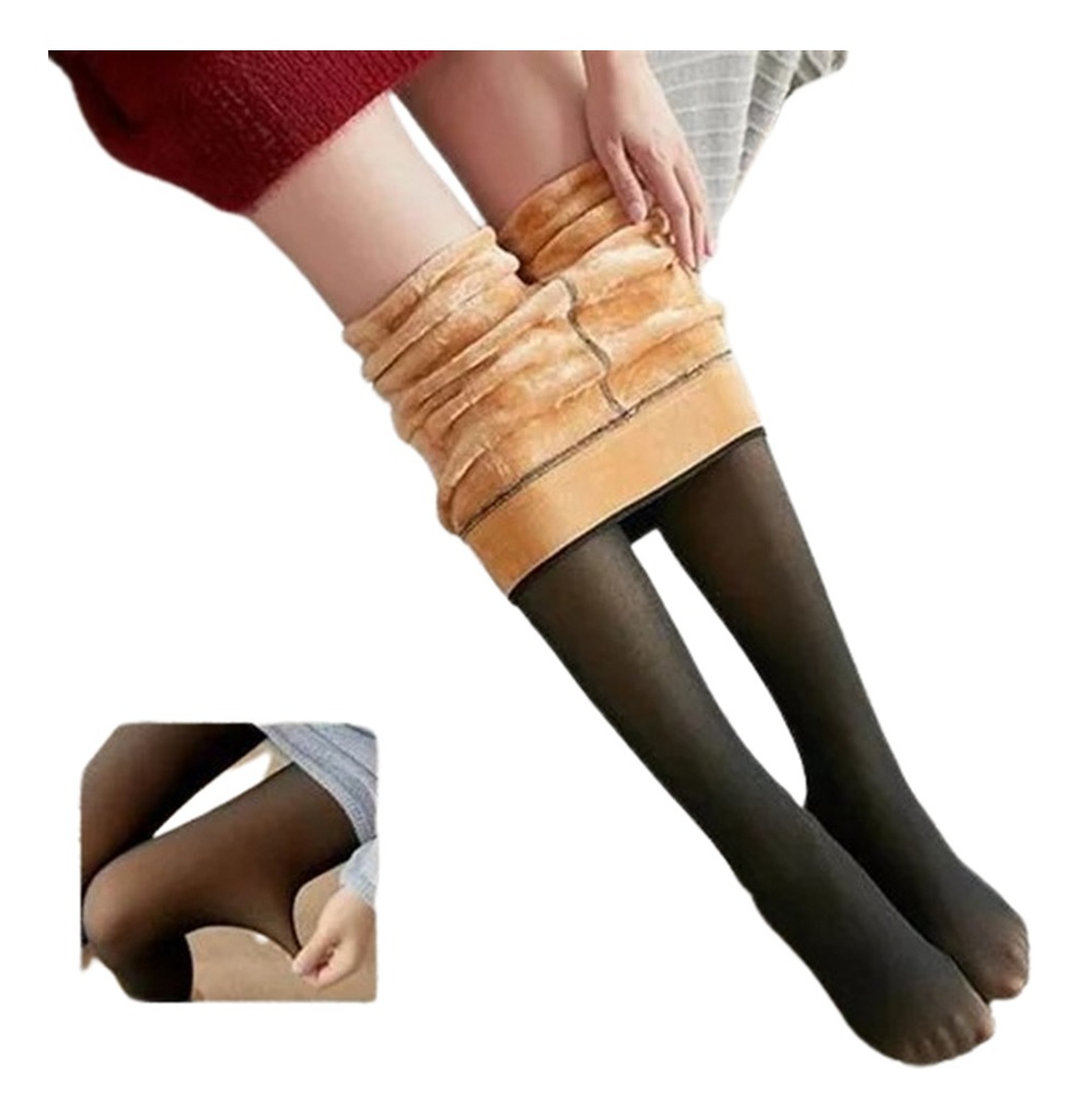 Can Can Efecto Piel  Calza Termica Frizada Premium Importada