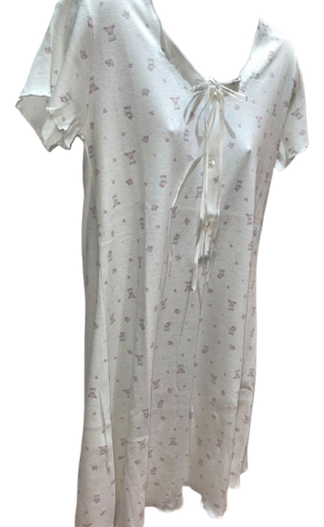 Camison Manga Corta Verano Algodon Marcela Ferz 827184