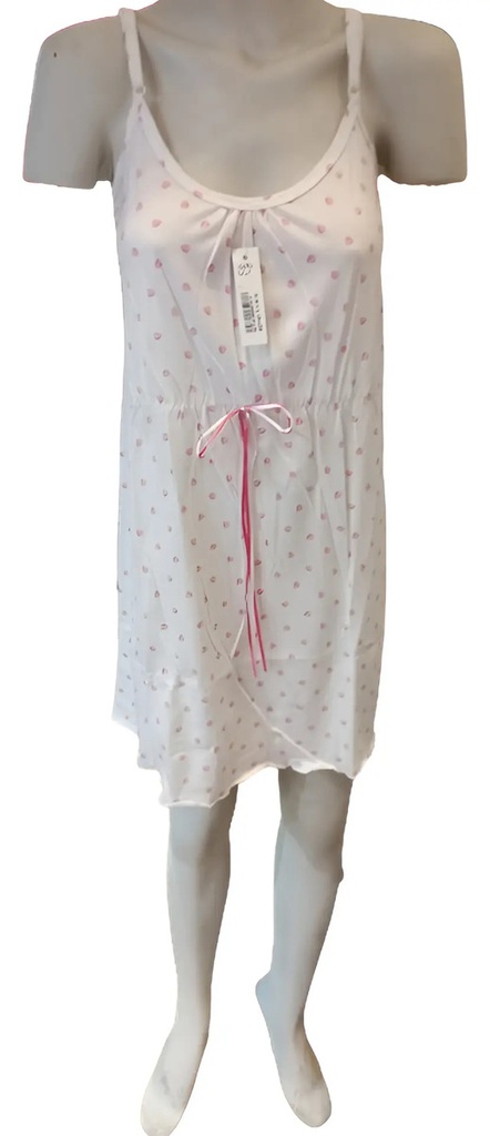 Camison Verano Algodon Estampado Frutill Marcela Ferz 827141 Rosa 1